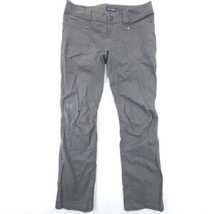 Arc'teryx Murrin Pants Women’s 8 Gray Cotton Stretch Tapered Chino Hiking